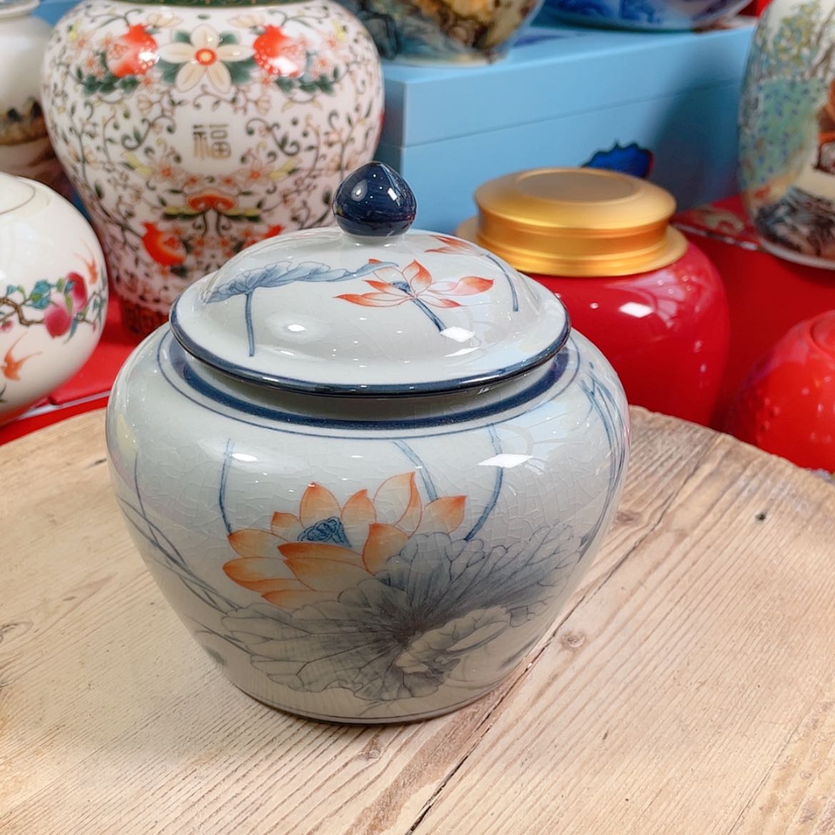 【闪购商品】罐陶瓷茶叶罐密封罐
