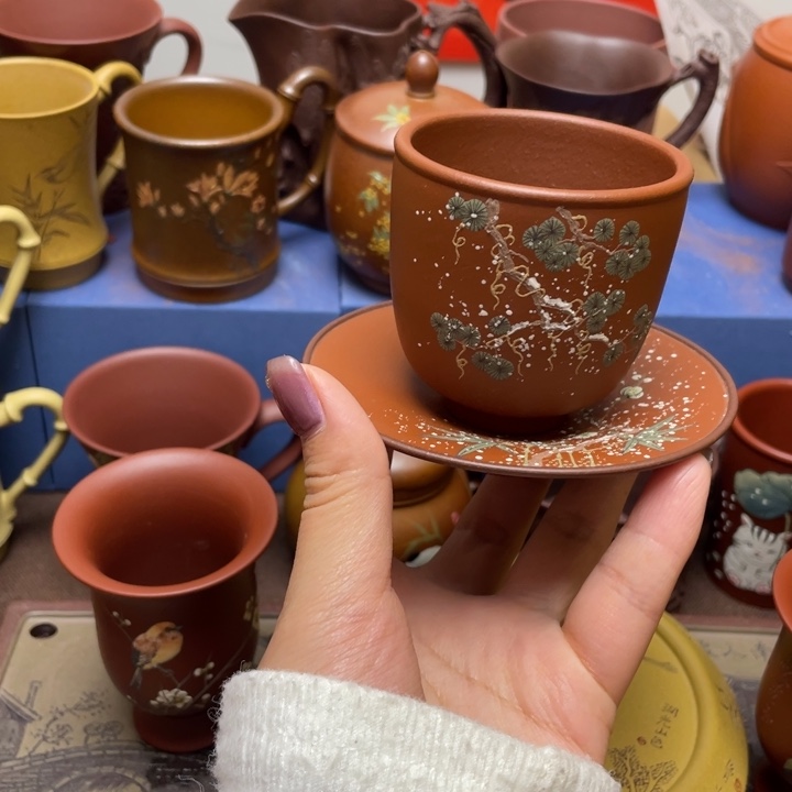 紫砂茶杯紫砂主人杯