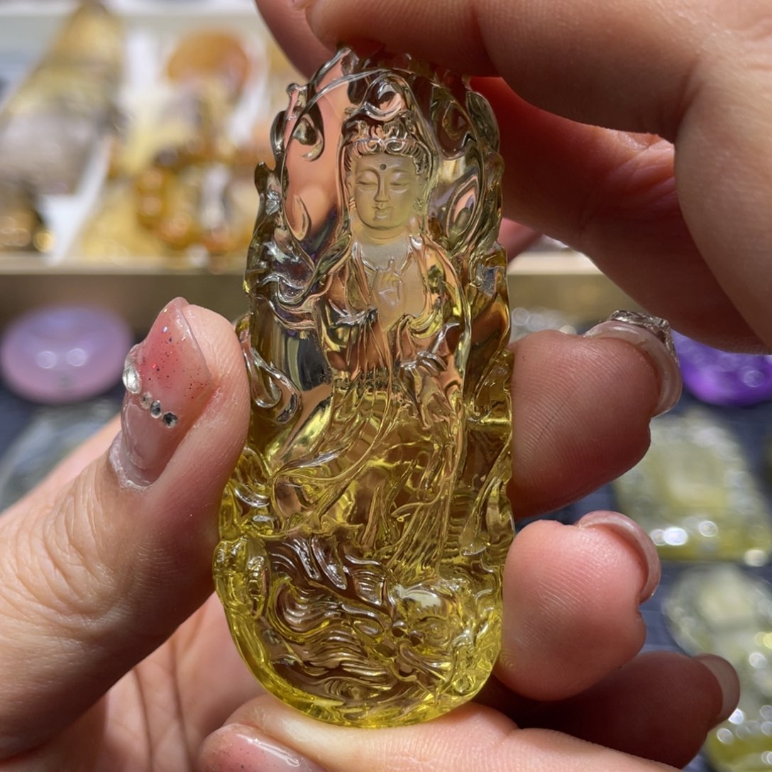 水晶颈饰未镶嵌定制