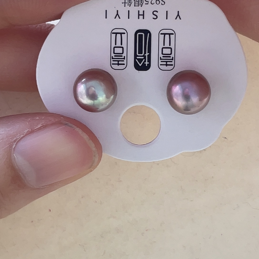 淡水珍珠耳饰未镶嵌