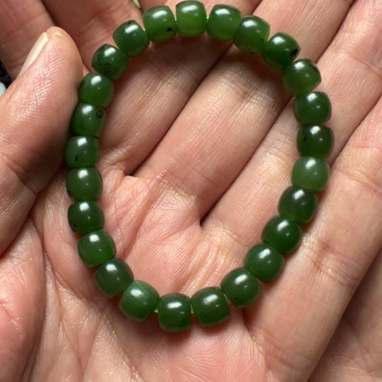 【闪购商品】和田玉（碧玉）手串未镶嵌小***光