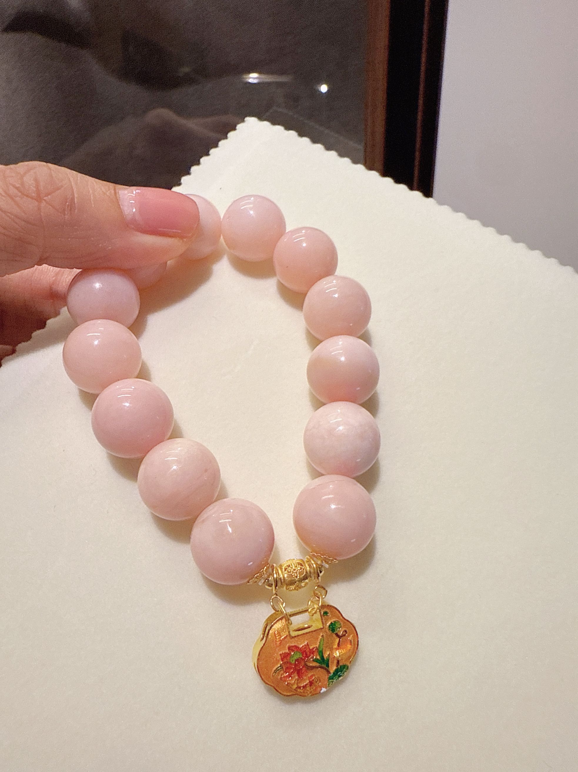 AB001未镶嵌粉澳宝手串801