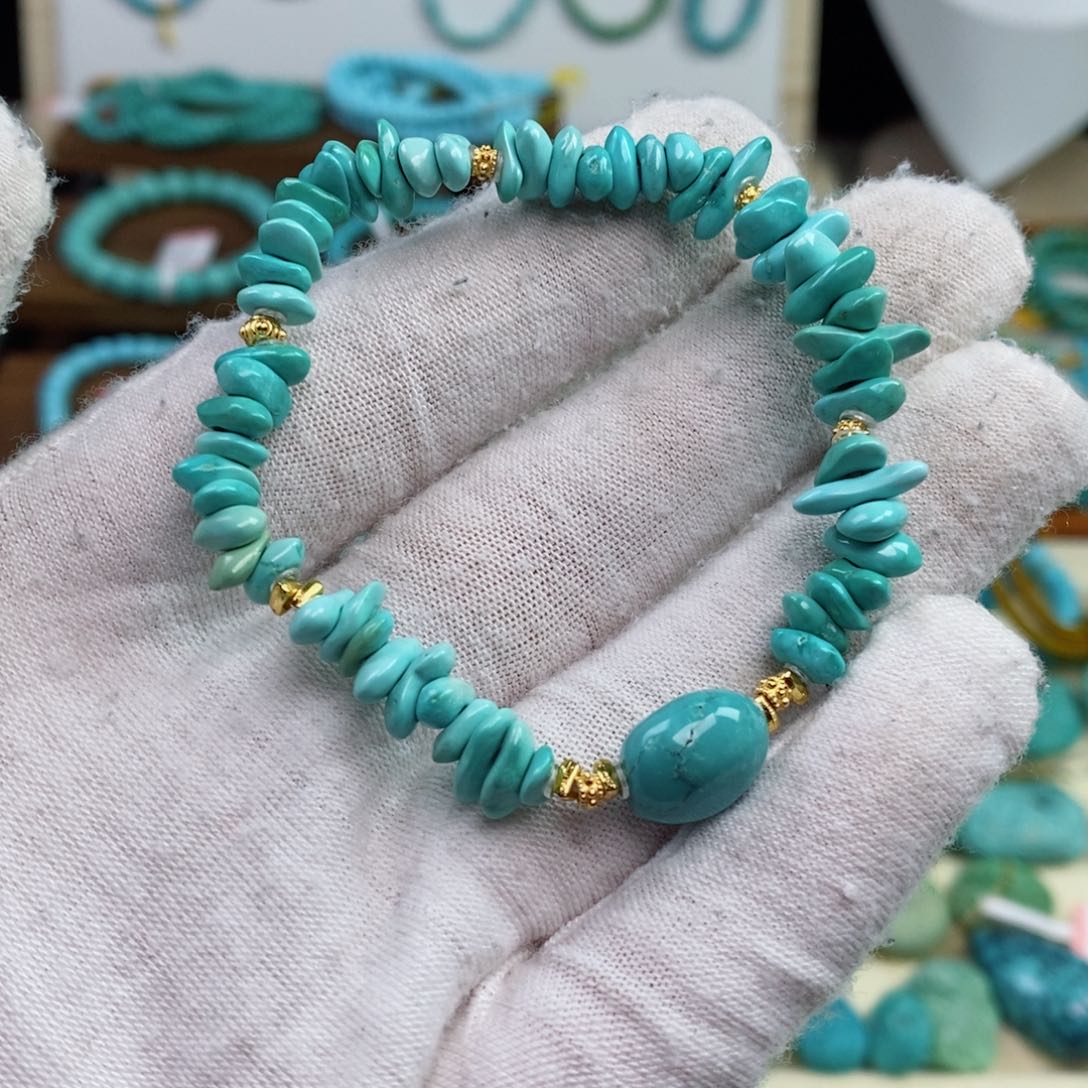 未镶嵌绿松石手串