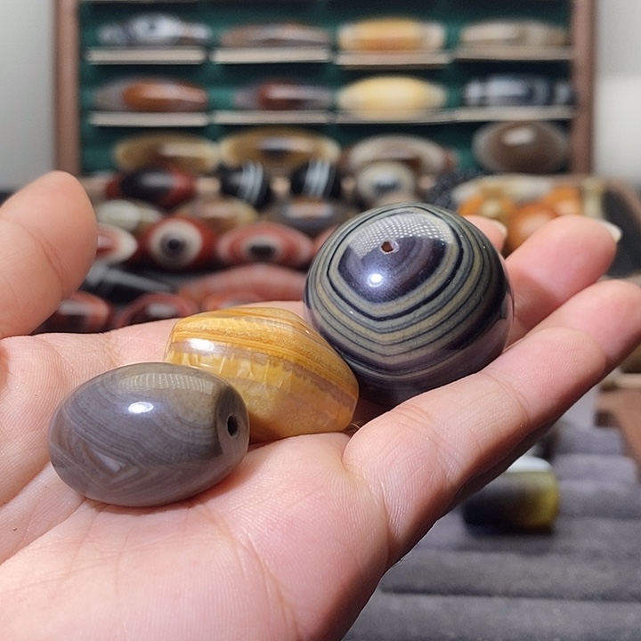 羽***鹤玛瑙/玉髓未镶嵌吊坠(不含链)