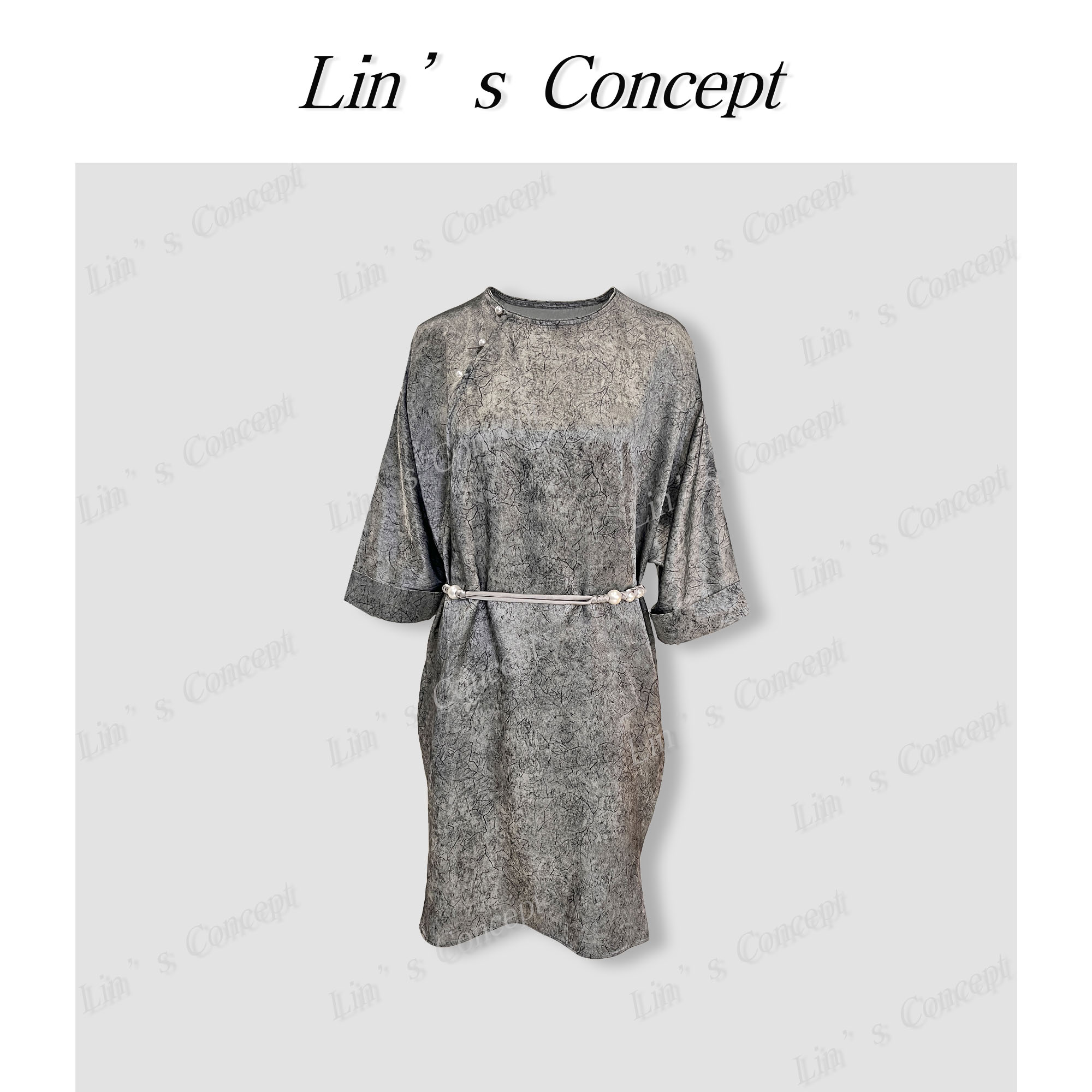 [中式美学]设计师款中式连衣裙060305