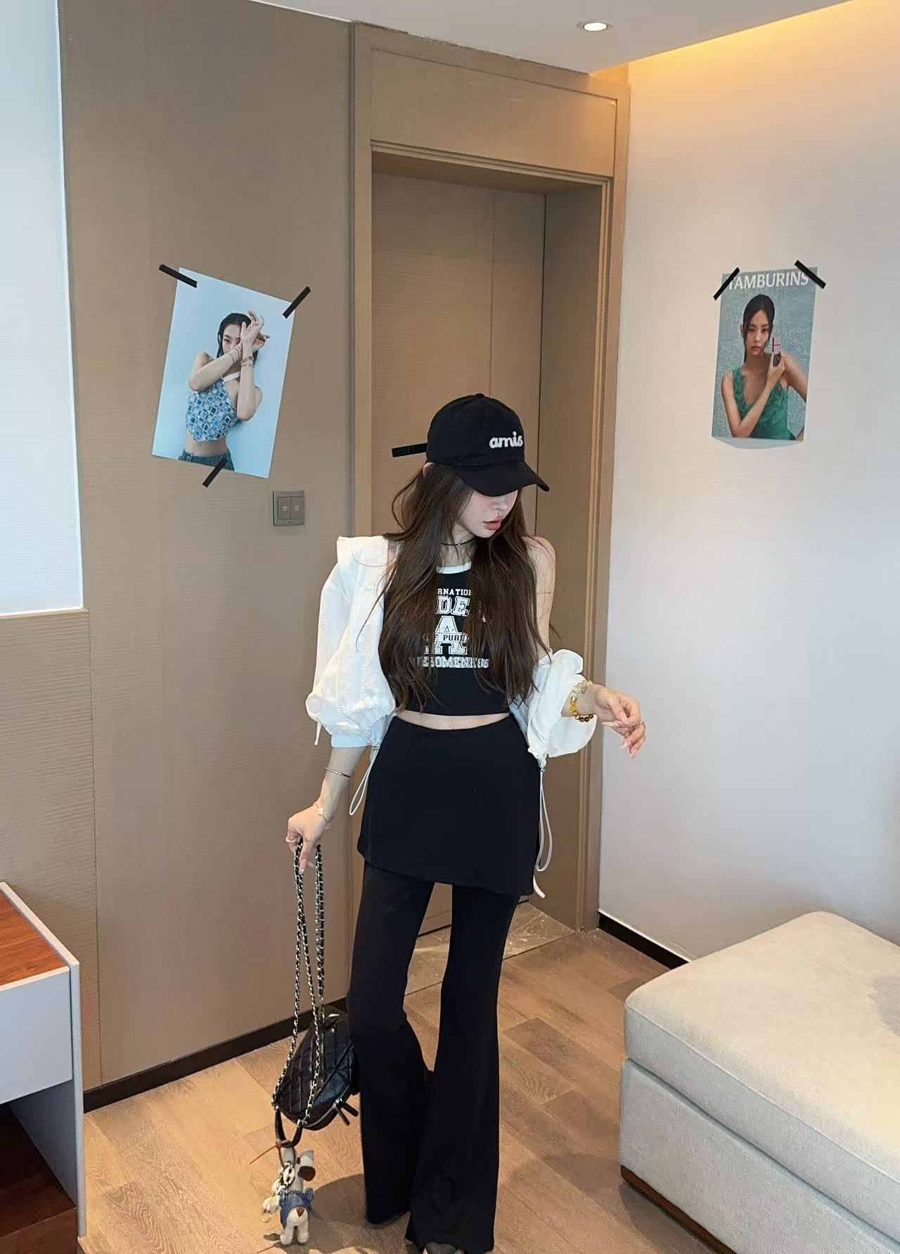 米娜家【左岸巴黎】泡菜订制冰感连帽防晒衬衫