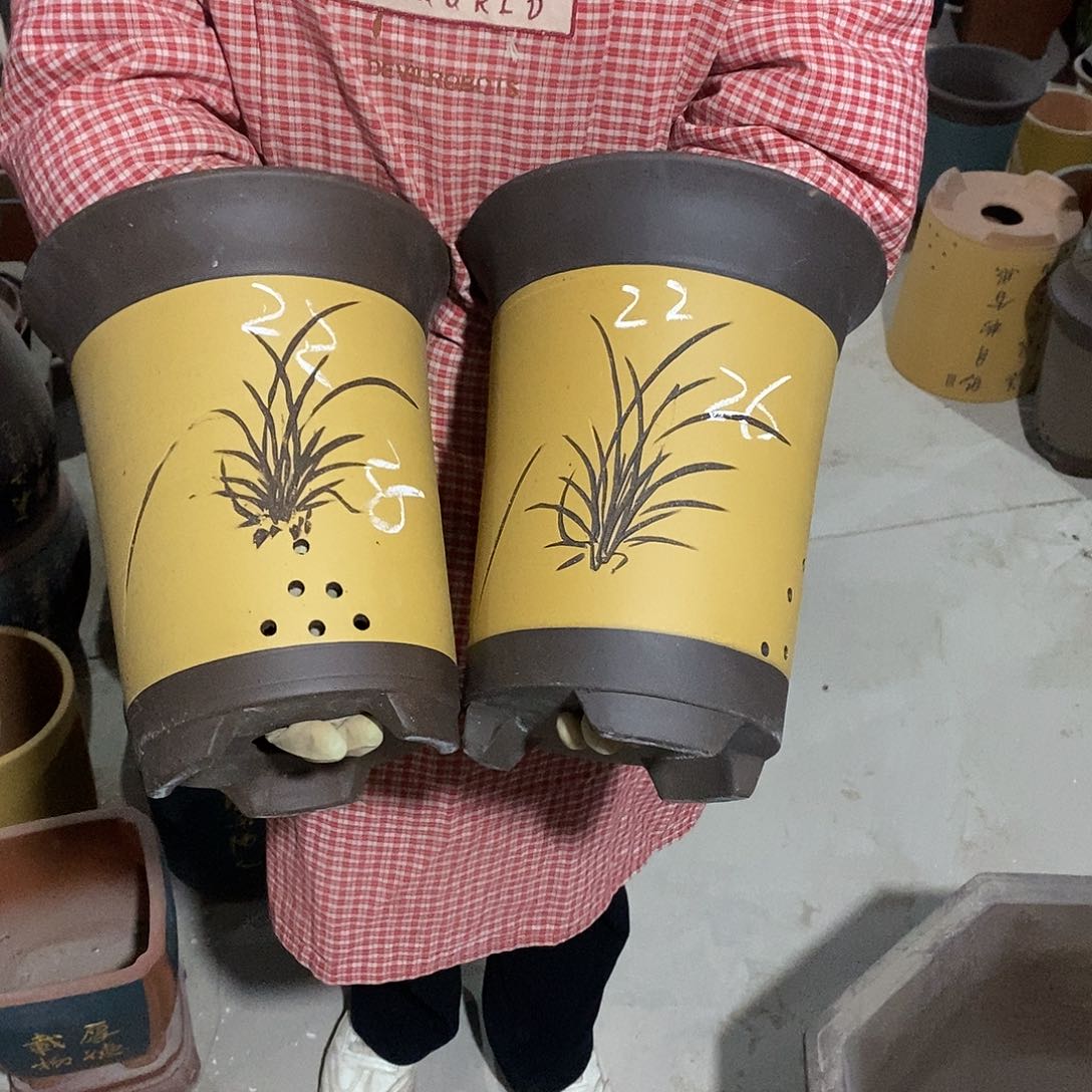 紫砂花盆紫砂花盆