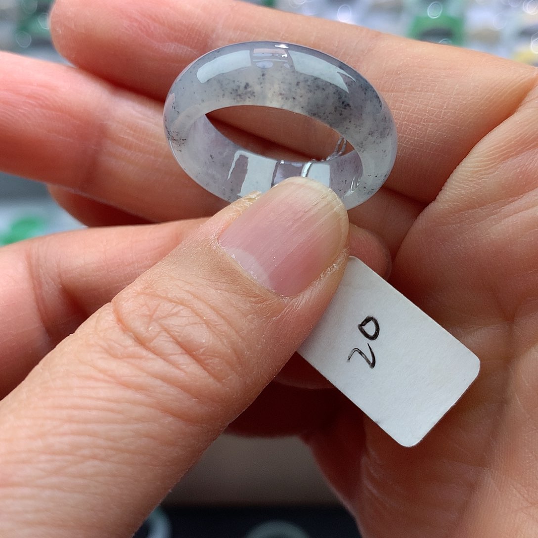 翡翠戒指未镶嵌20号