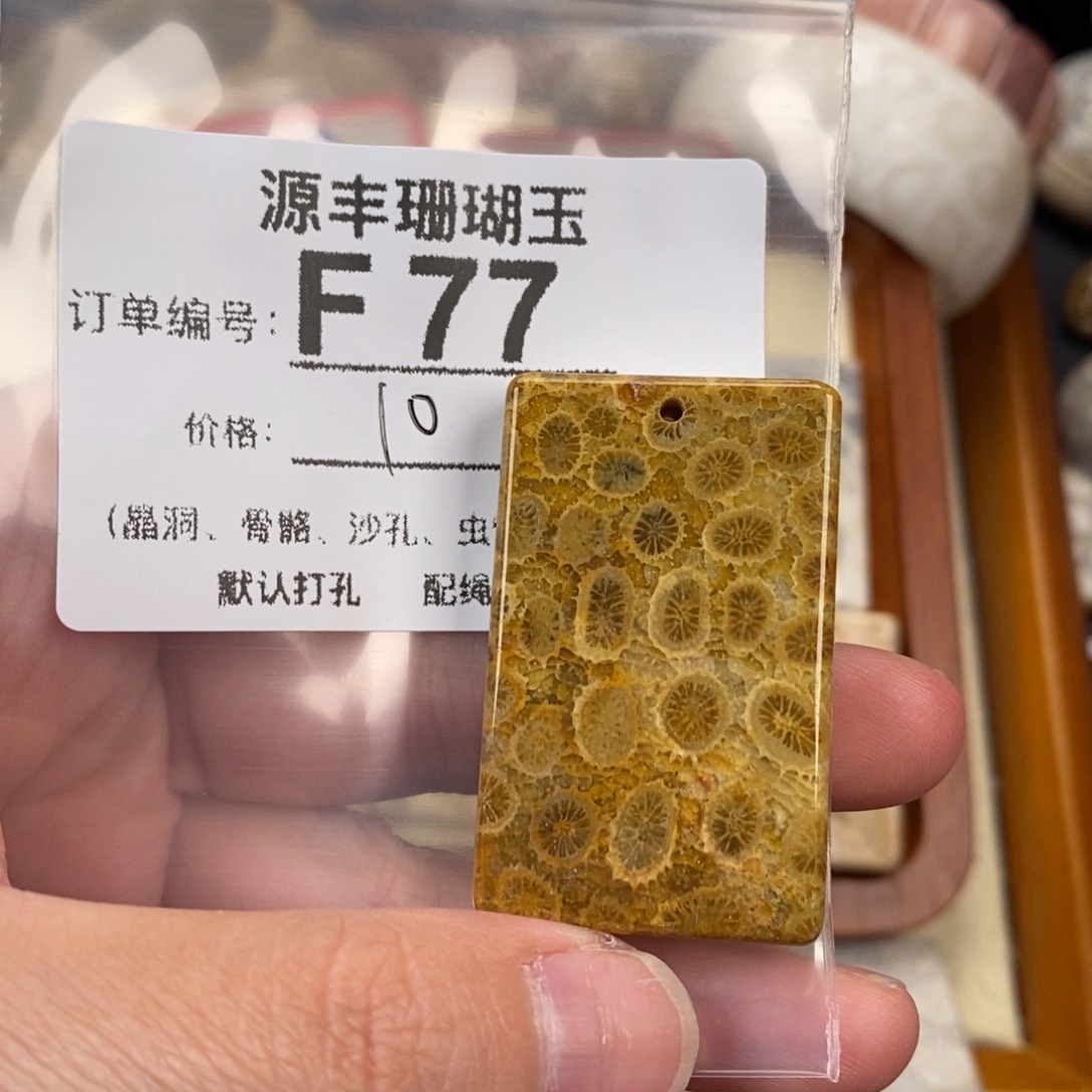 硅化玉颈饰未镶嵌大*枝