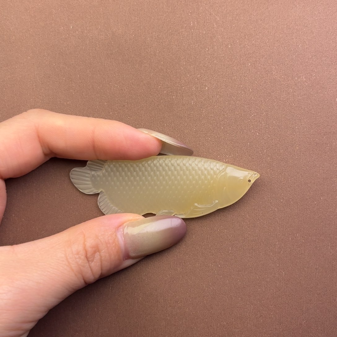 永***店石英质玉未镶嵌黄蜡石吊坠