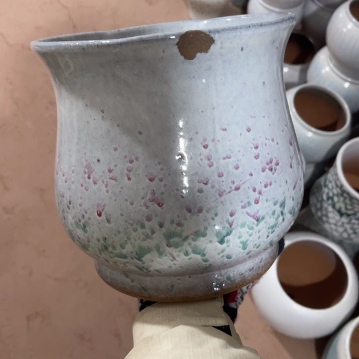 紫砂花盆口径21高度21一只瑕疵