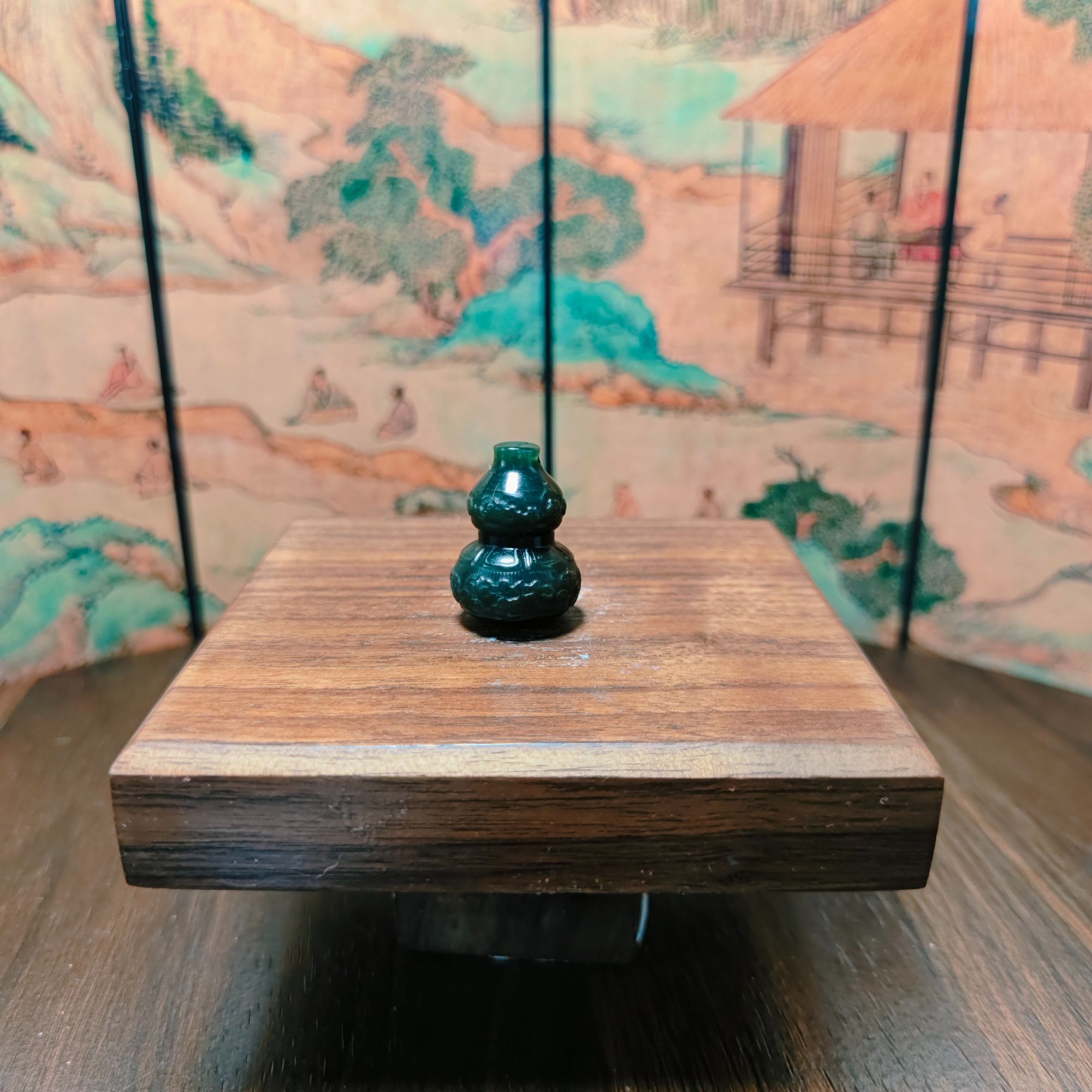 Q和田玉福禄吊坠0842