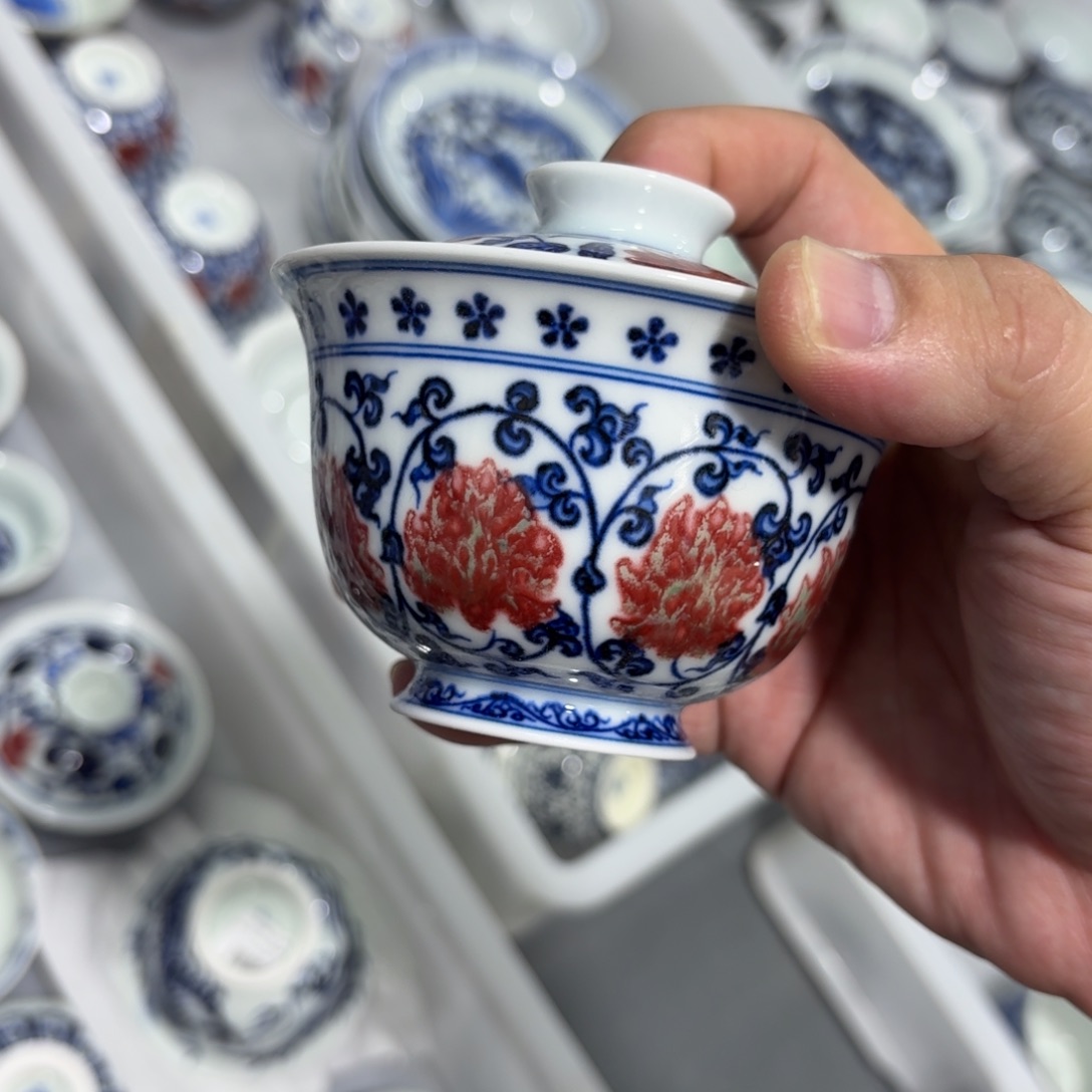 杯子瓷言所老曹甄选好瓷不挑品相发红的