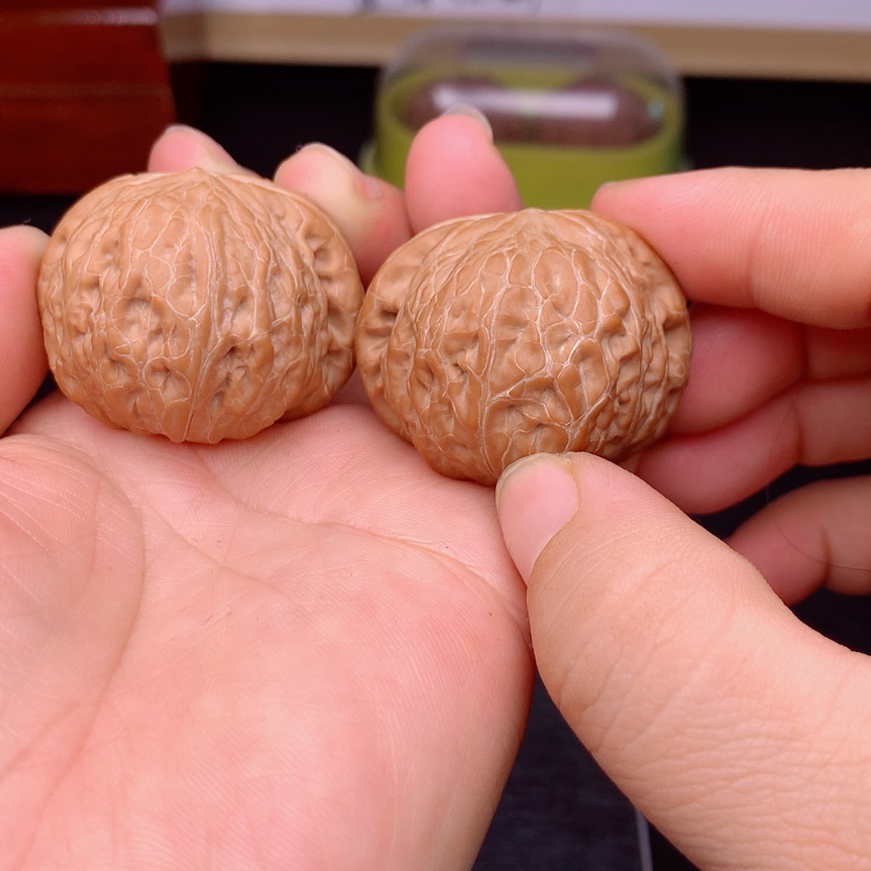 【闪购商品】文玩核桃把件铁锤40➕