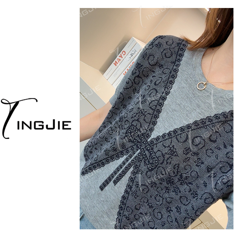 B2874夏季短袖针织上衣