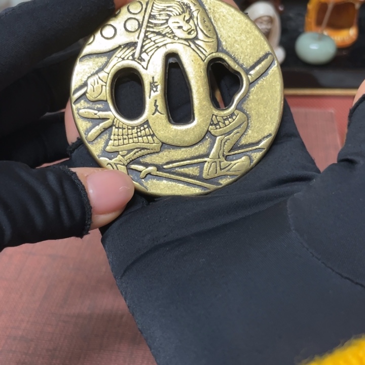 铜中古工艺品摆件