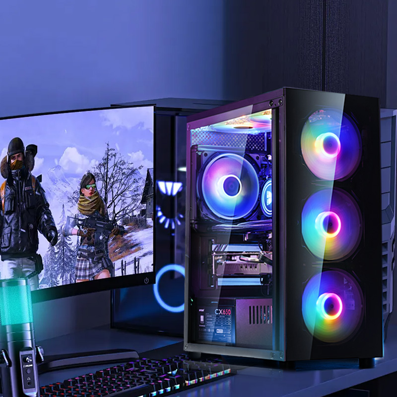 1号英特尔I7级8核心16线程加GTX8504G显卡高端游戏台式电脑主机