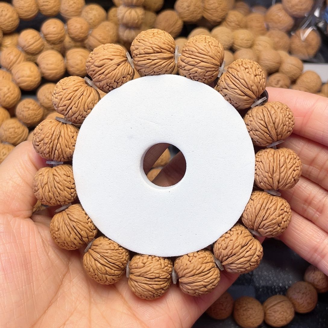 桃核手串18龙鳞凤尾手串