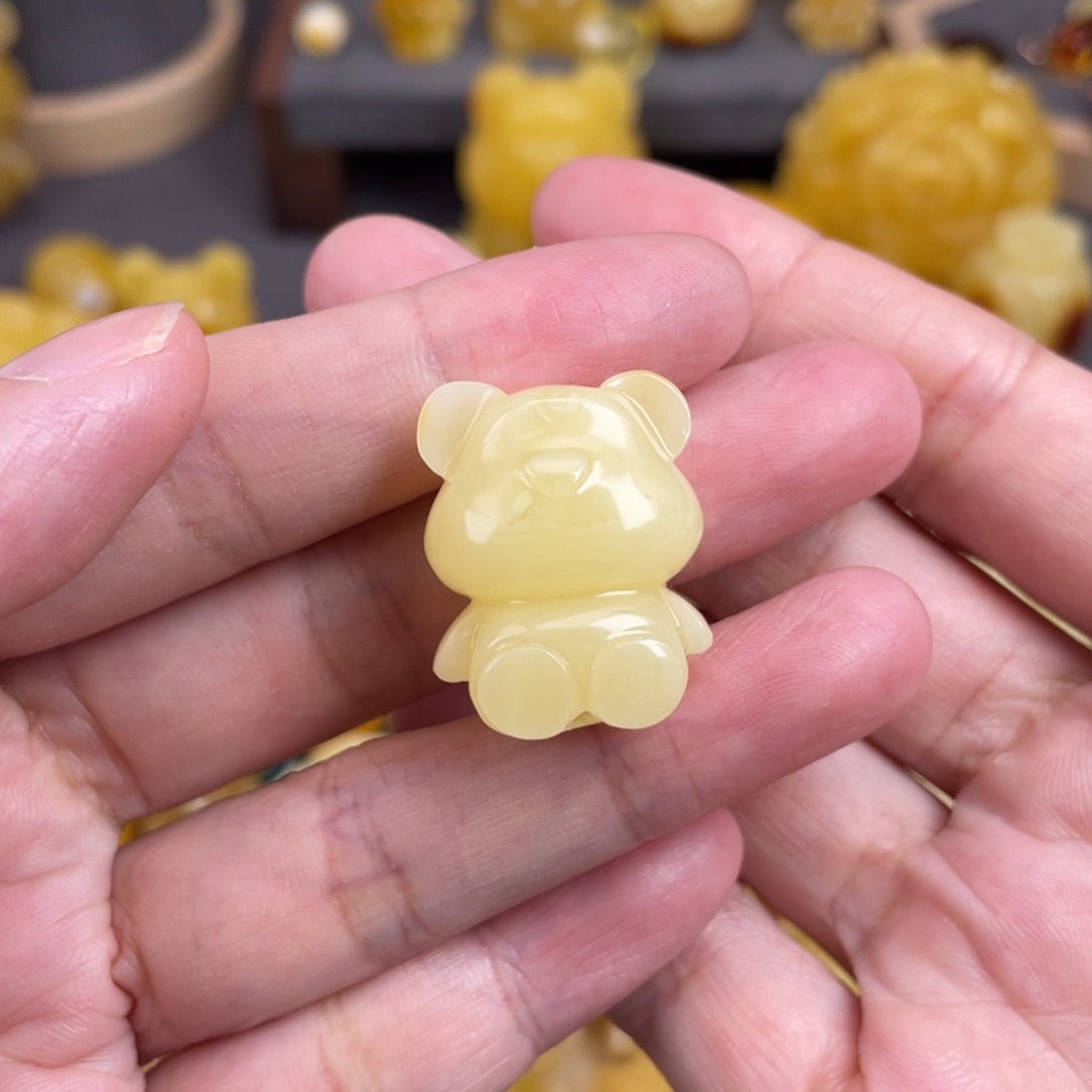 未镶嵌琥珀裸石蜜蜡