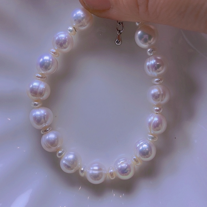 淡水珍珠手绳合金