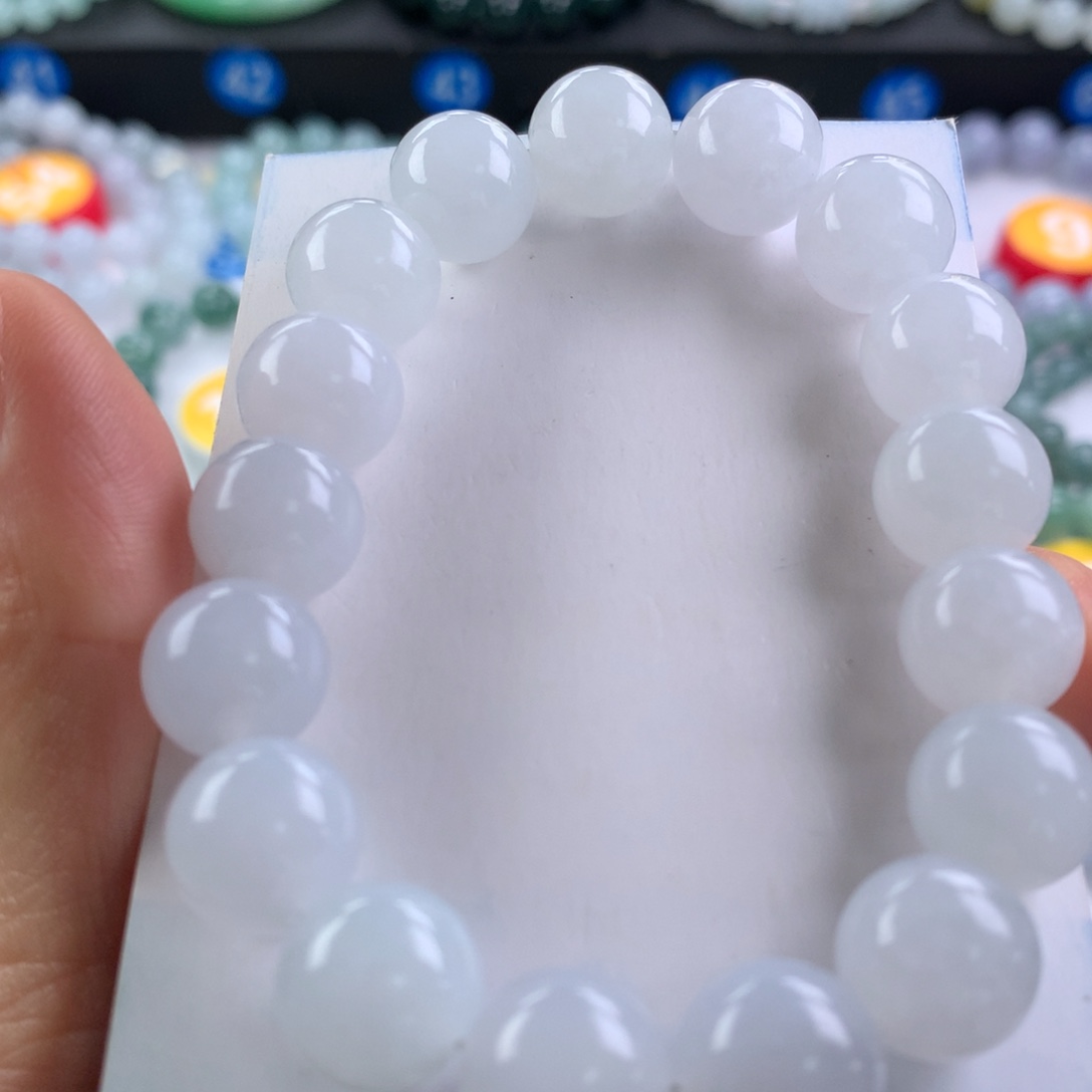 翡翠未镶嵌手链卡12.3