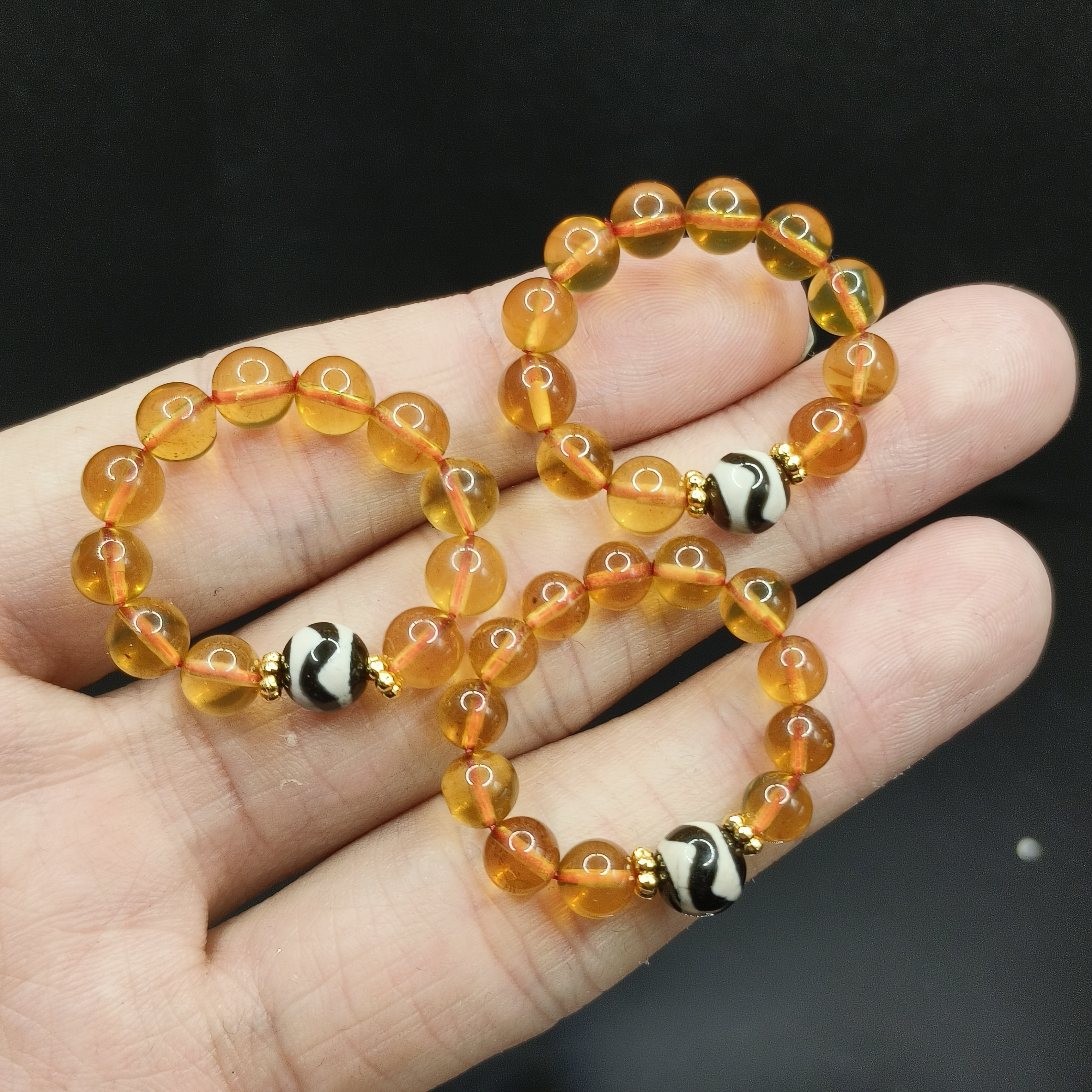 【李想精选】琥珀DIY戒圈Z9【多样性发其一】