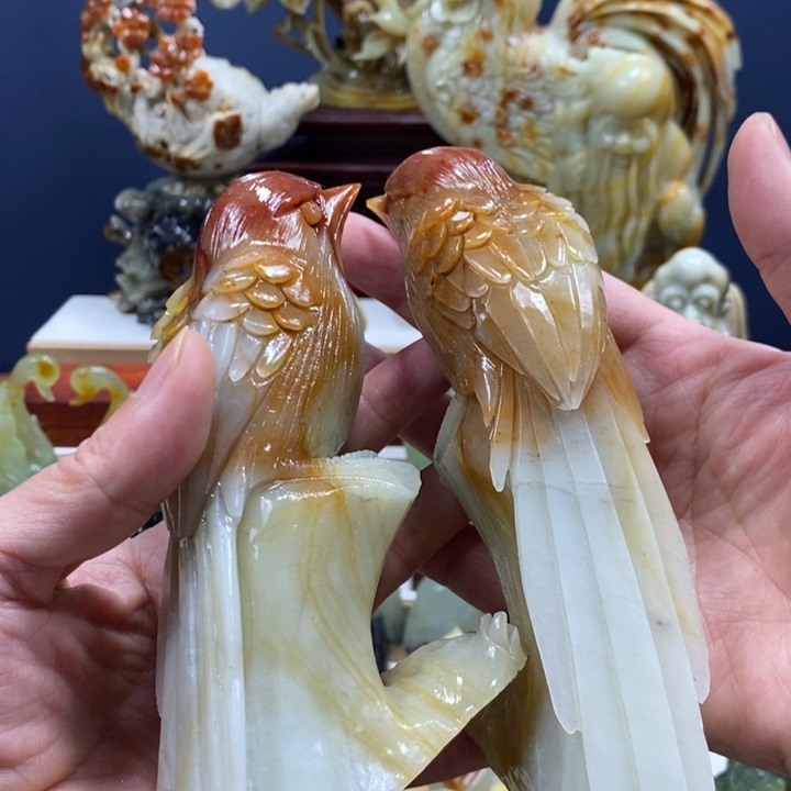 未镶嵌蛇纹石玉珠宝奇石凡*