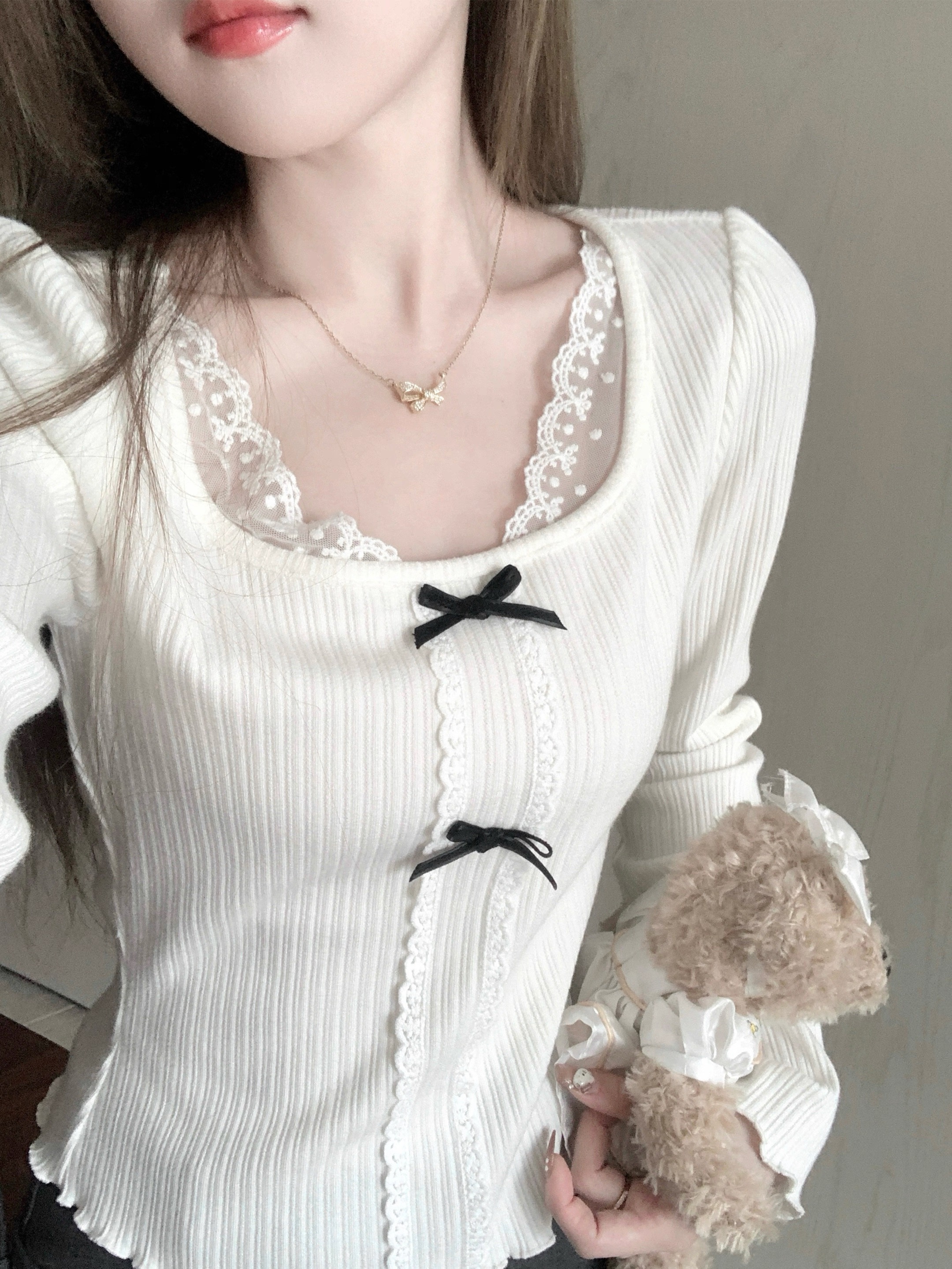 【1151-1200】新款针织打底衫女秋冬内搭保暖修身长袖上衣