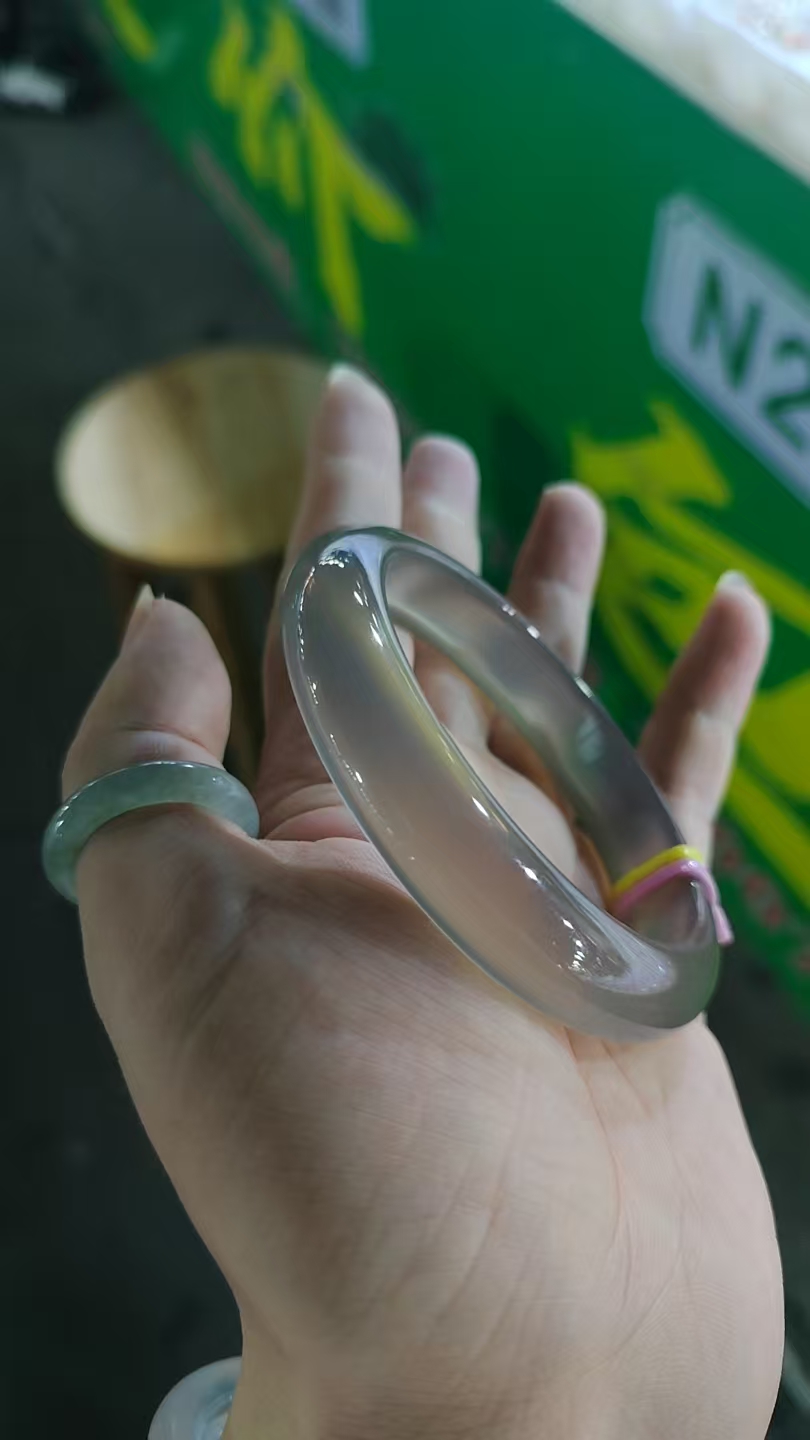 库利南高冰天然玛瑙手镯