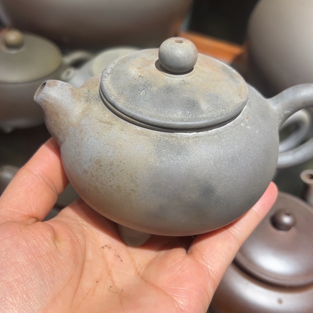 贵台龙窑柴烧茶壶160