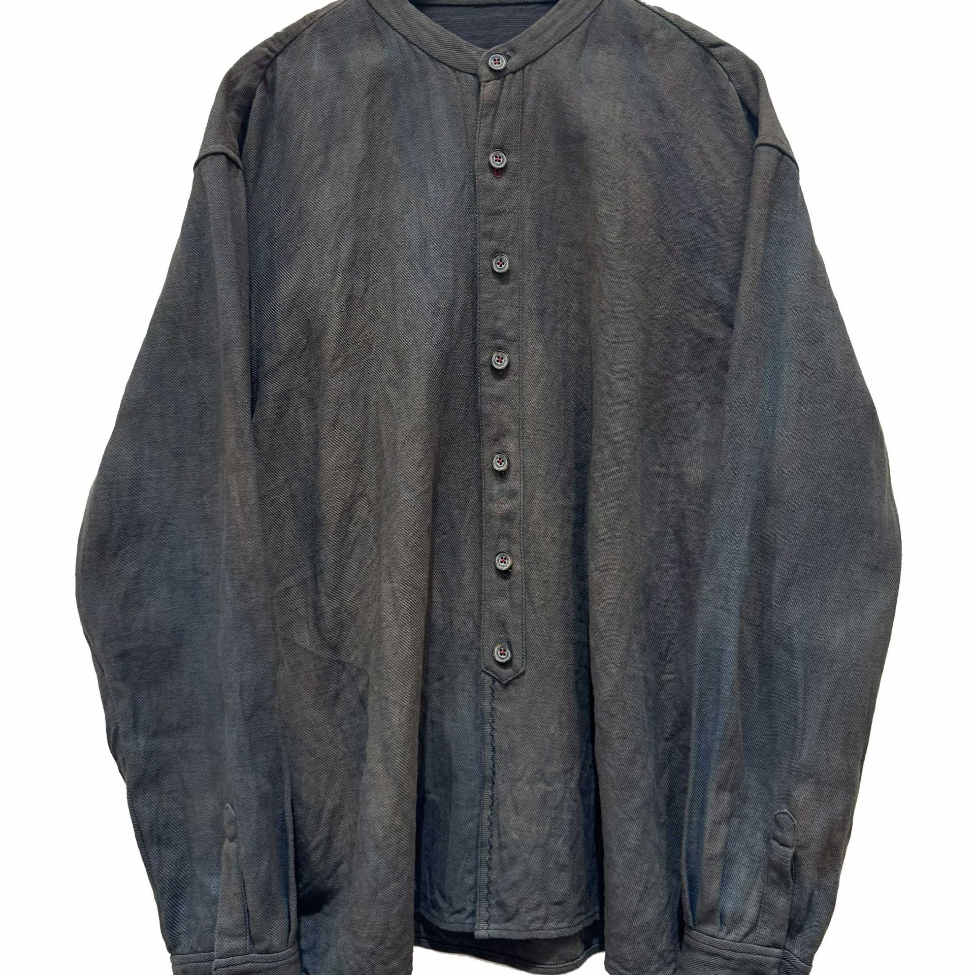 左岸迷香柿蓝色衬衣