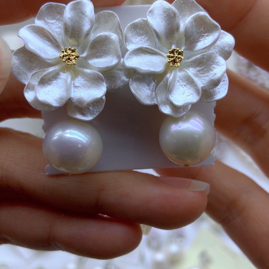 耳饰未镶嵌淡水珍珠