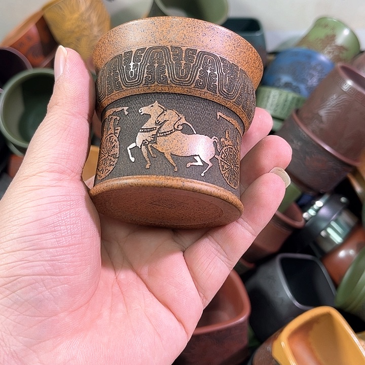 茶杯紫砂全手工紫砂主人杯