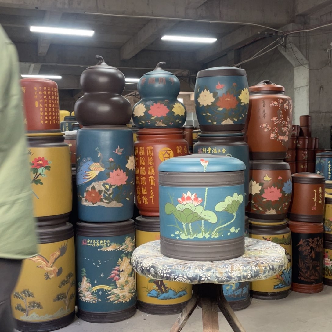 宜兴原矿紫砂茶叶罐