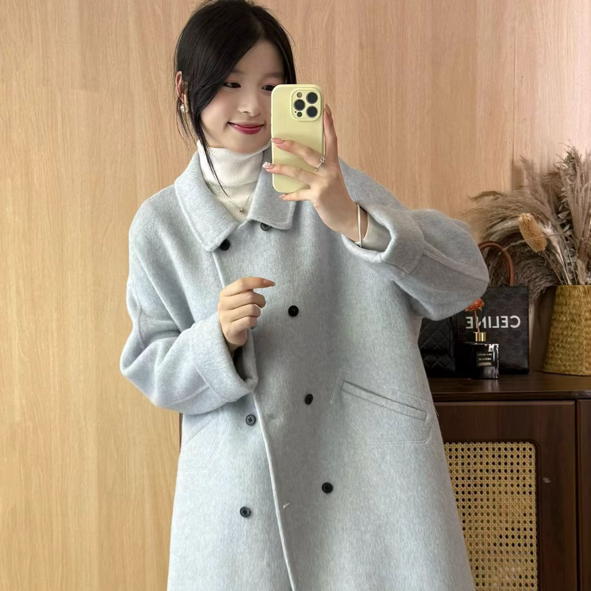 高端毛呢大衣外套工厂（按主播价格拍，备注编码）