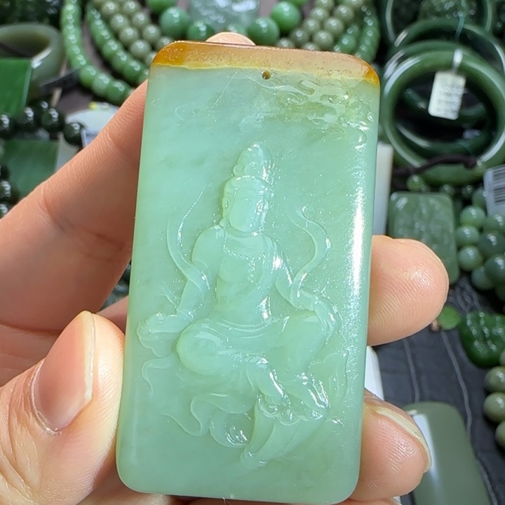 和田玉吊坠未镶嵌