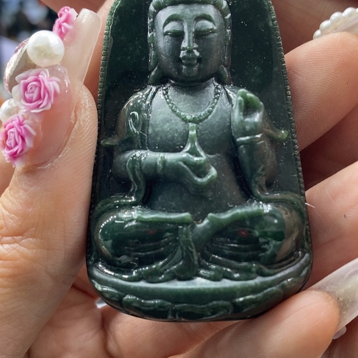 翡翠吊坠(不含链)未镶嵌依**月673