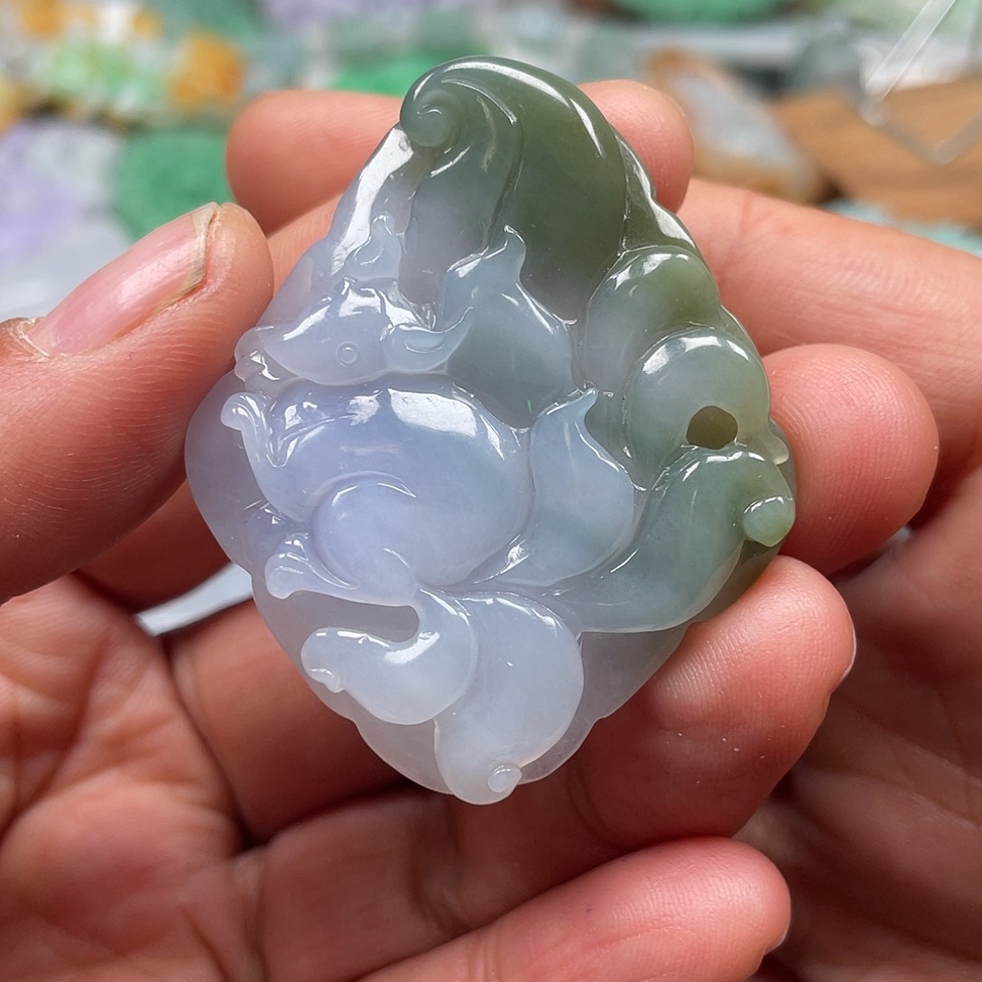 颈饰未镶嵌翡翠翡玉缘翡翠
