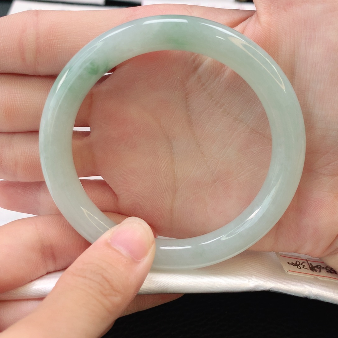 翡翠未镶嵌手镯翡翠55.9