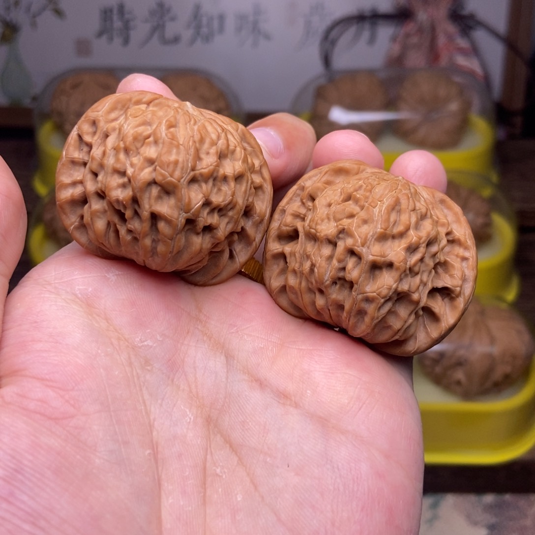 文玩核桃吊坠全品磨盘41尺正磨1940