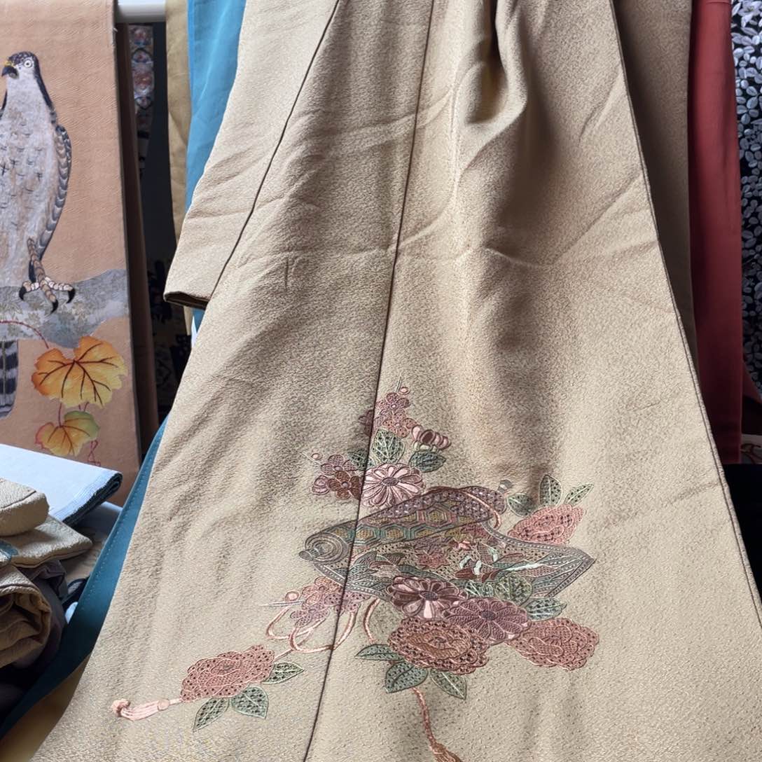 朵***儿织绣刺绣和服柔软