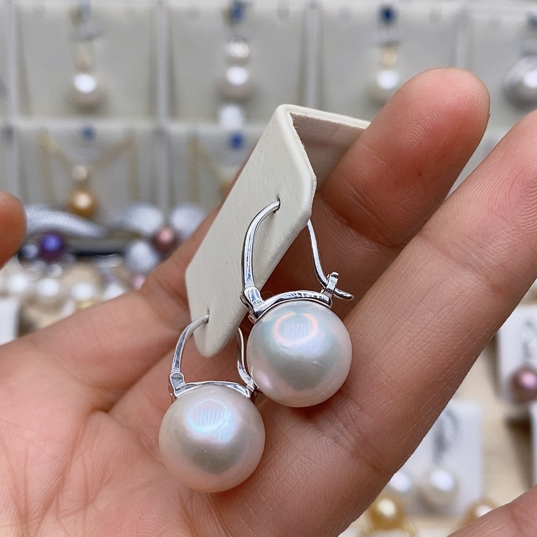 淡水珍珠颈饰银S925镶嵌