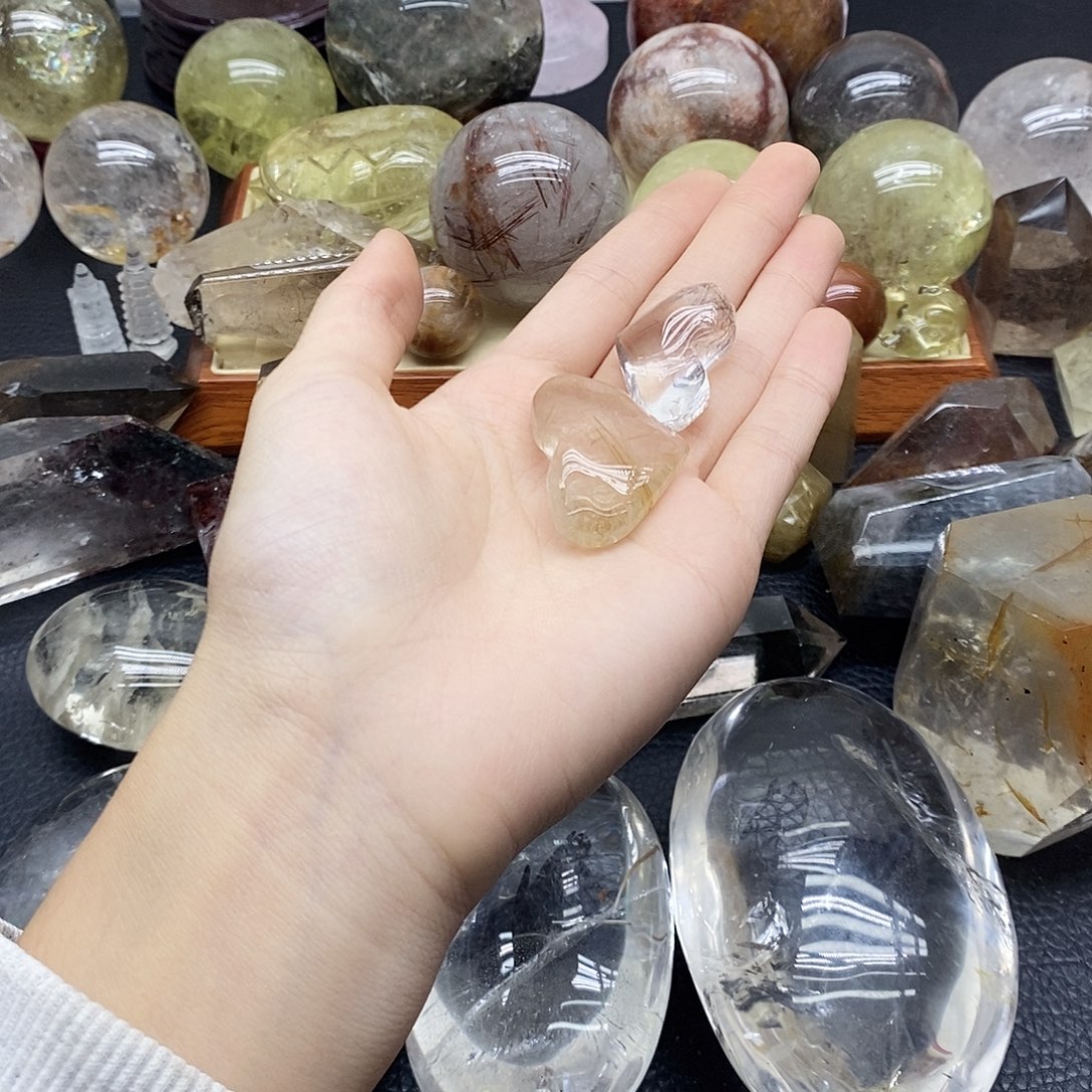 水晶未镶嵌珠宝半成品44水晶石