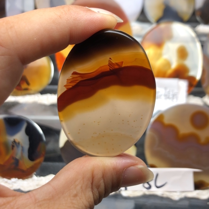 合金玛瑙/玉髓珠宝奇石026有瑕