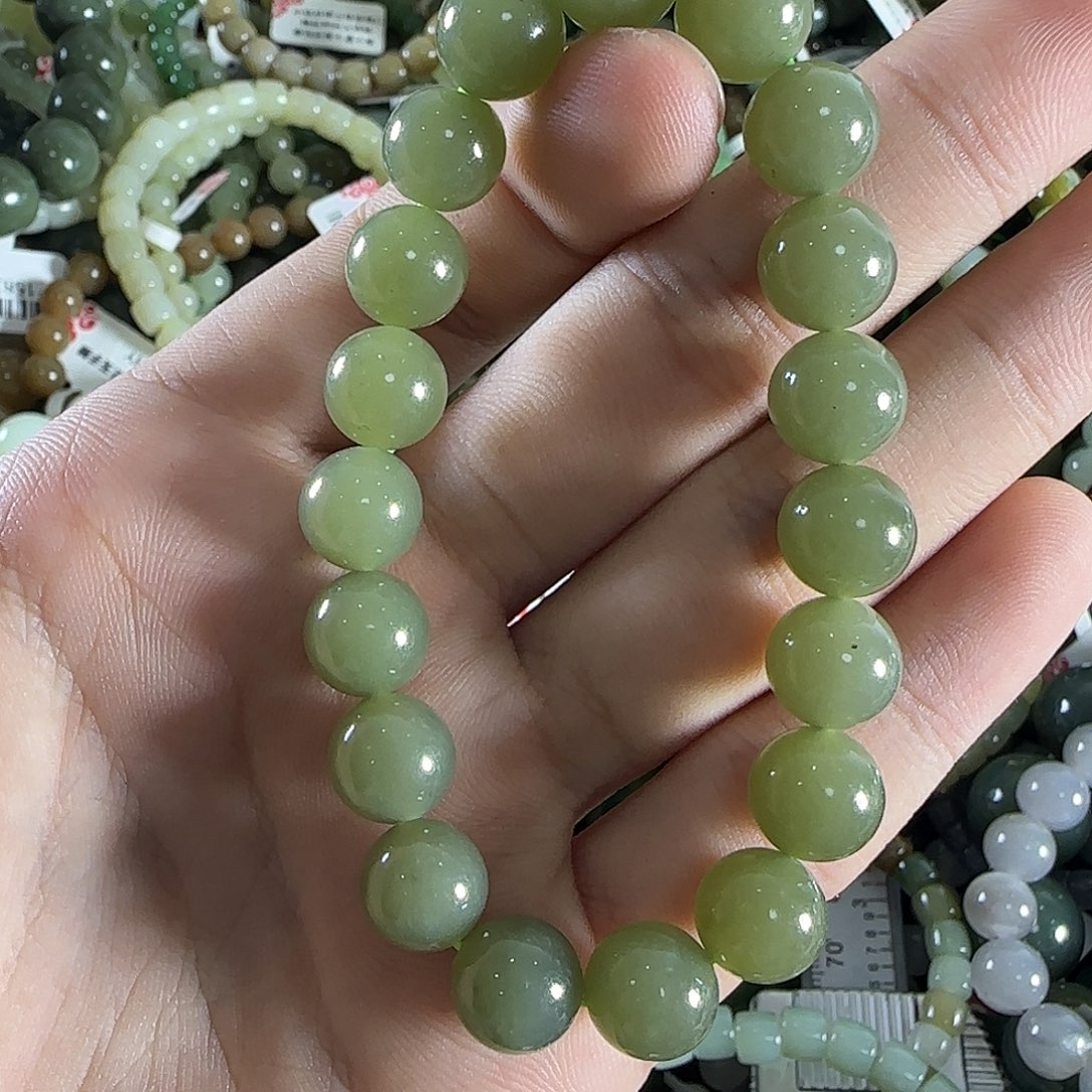 和田玉手链未镶嵌113