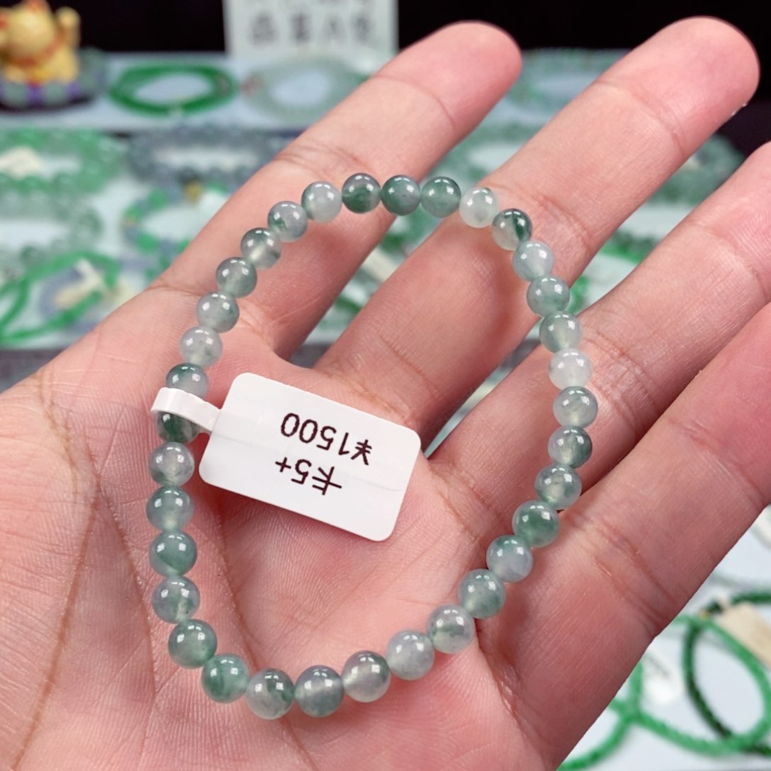 未镶嵌手链翡翠卡5+