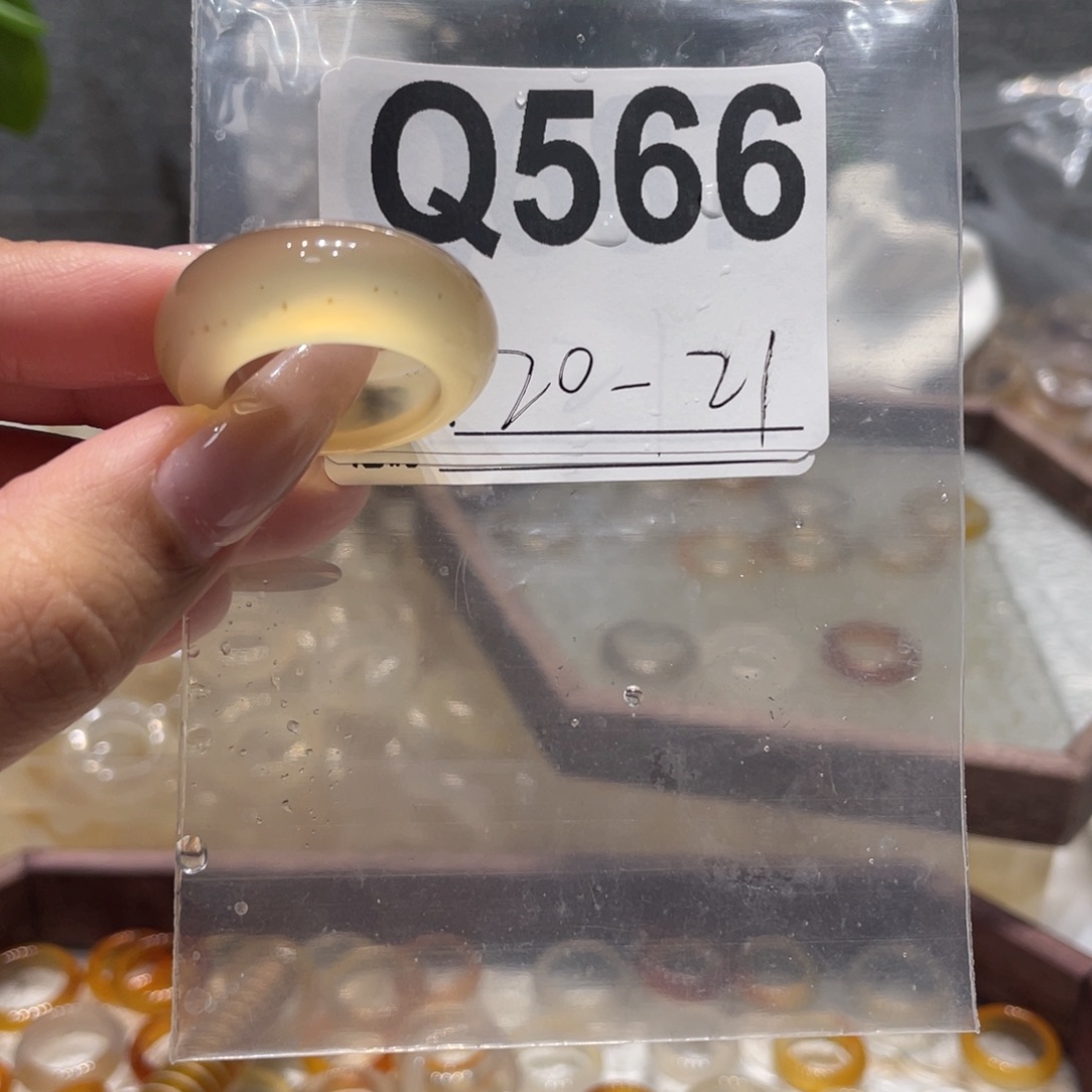 玛瑙/玉髓未镶嵌戒指566