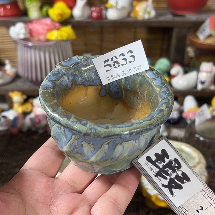 口6 手工花盆满30包邮