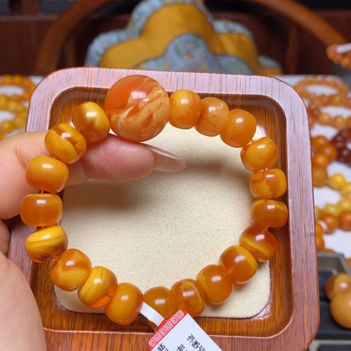 【闪购商品】蜜蜡手链未镶嵌手串