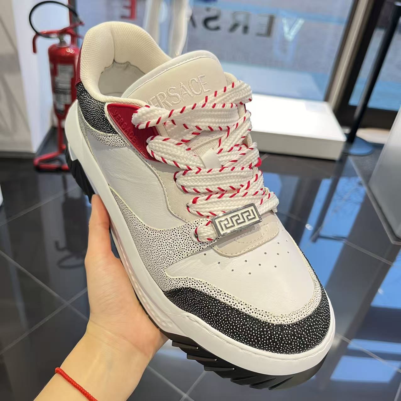 未使用 VERSACE/范思哲 男鞋百搭拼色厚底运动鞋休闲鞋老爹鞋鞋子